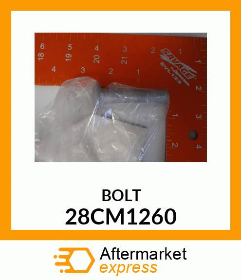 Spare part 28CM1260 + BOLT