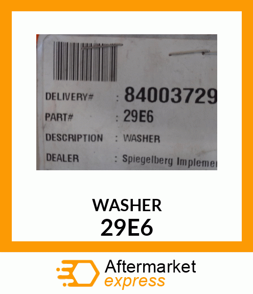 WASHER 29E6