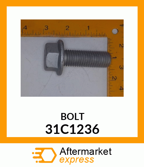 Spare part 31C1236 + BOLT