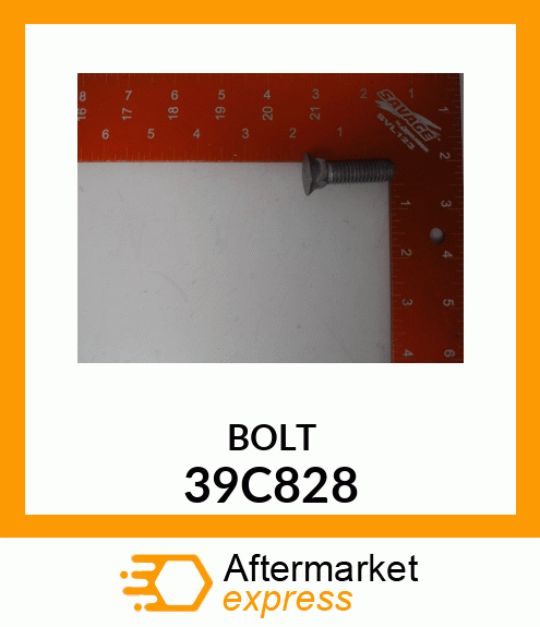 Spare part 39C828 + BOLT