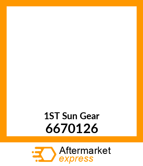 1ST Sun Gear 6670126