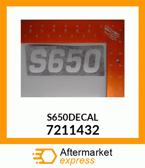 S650DECAL 7211432