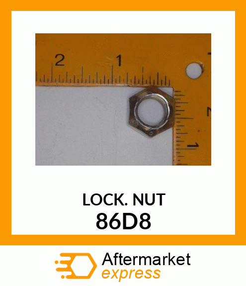 LOCKNUT 86D8