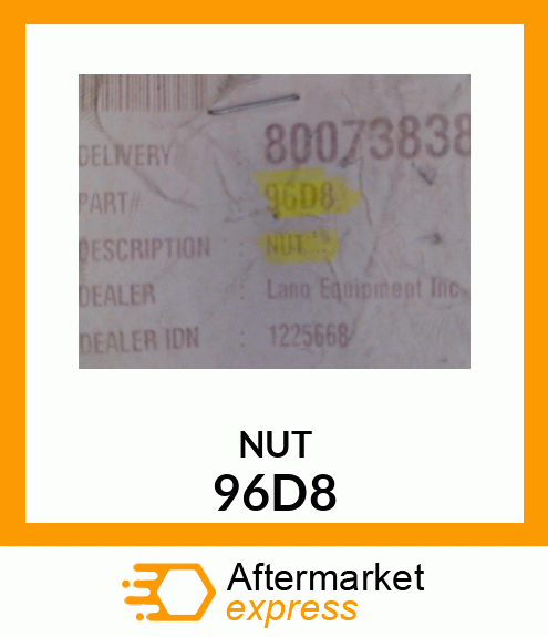 NUT 96D8