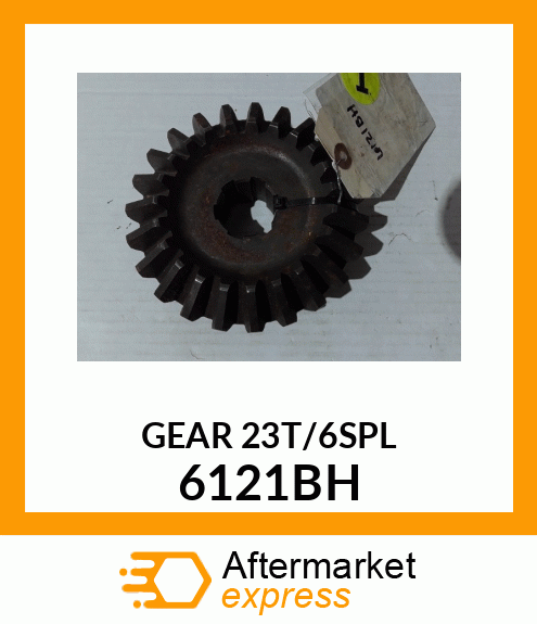 GEAR 23T/6SPL 6121BH