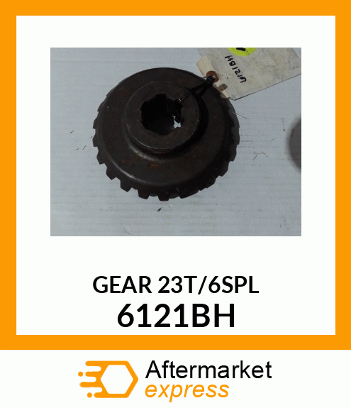 GEAR 23T/6SPL 6121BH