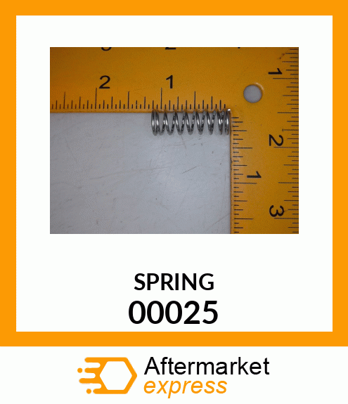 Spare part 00025 + SPRING