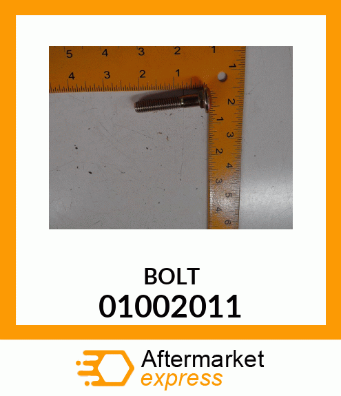 Spare part 01002011 + BOLT