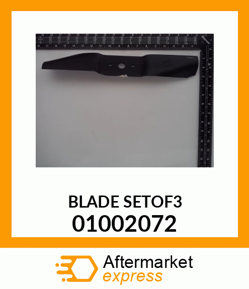 Spare part 01002072 + BLADE