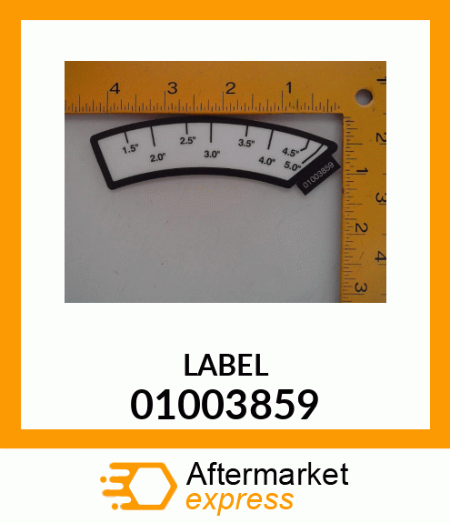 Spare part 01003859 + LABEL