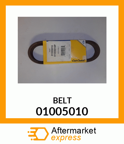 Spare part 01005010 + BELT