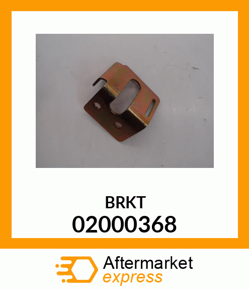 Spare part 02000368 + BRKT