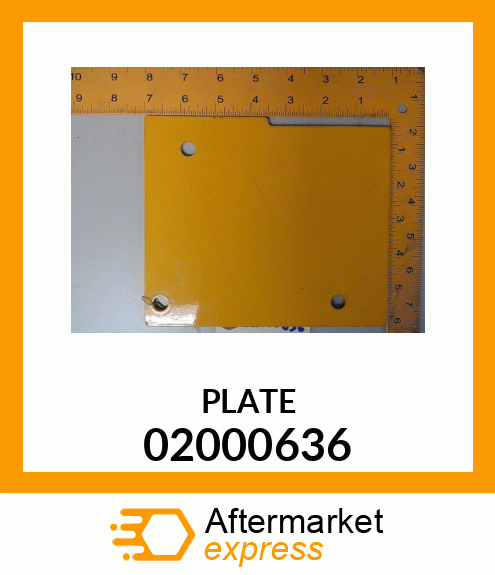 Spare part 02000636 + PLATE