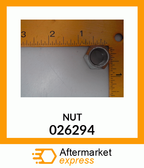 Spare part 026294 + NUT