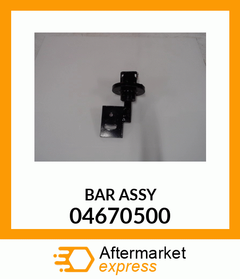 Spare part 04670500 + BARASSY