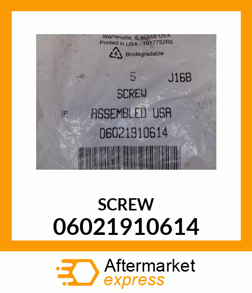 SCREW 06021910614