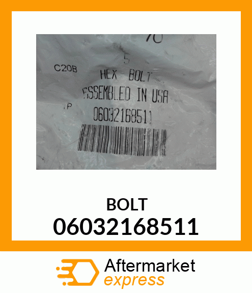 Spare part 06032168511 + BOLT