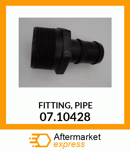 Spare part 07.10428 + FITTING,_PIPE