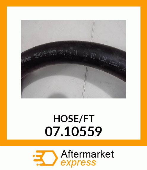 Spare part 07.10559 + HOSE/FT