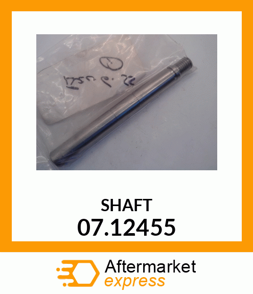 Spare part 07.12455 + SHAFT