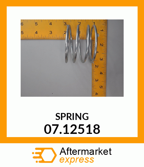 Spare part 07.12518 + SPRING