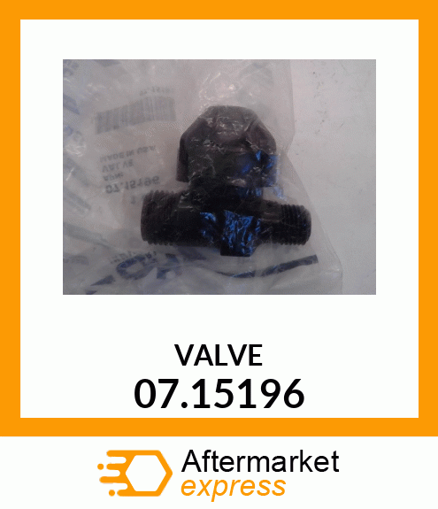 Spare part 07.15196 + VALVE