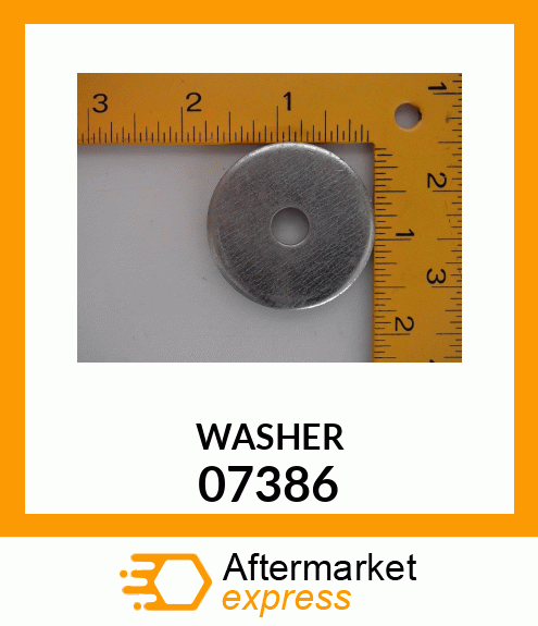 Spare part 07386 + WASHER