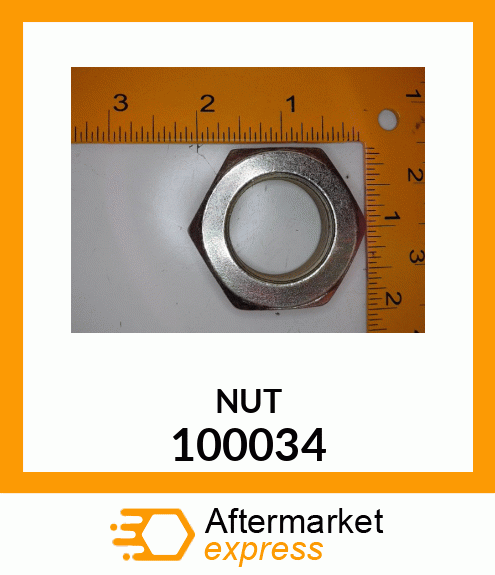 Spare part 100034 + NUT