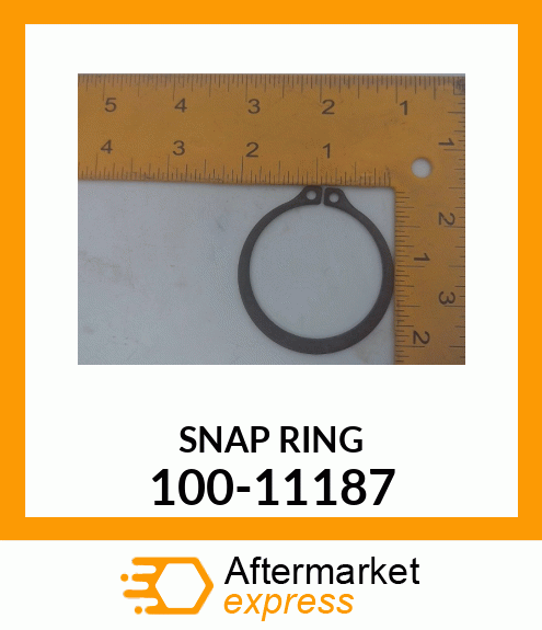 Spare part 100-11187 + SNAP_RING