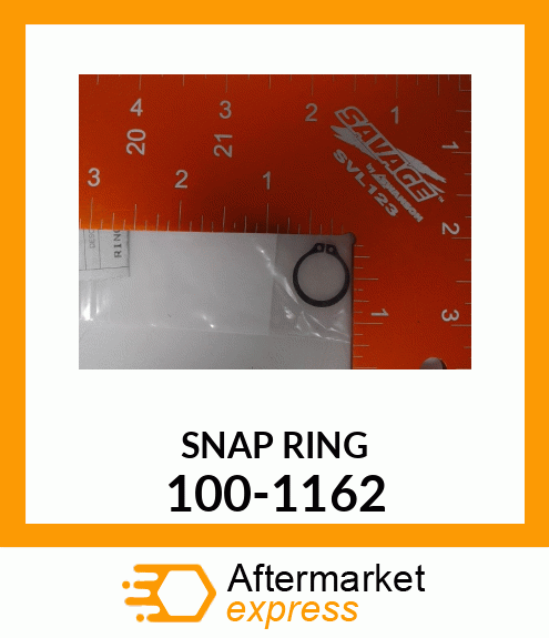 Spare part 100-1162 + SNAP_RING