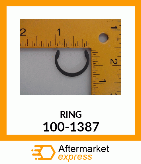 Spare part 100-1387 + RING