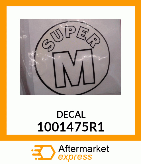 Spare part 1001475R1 + DECAL