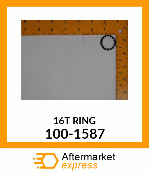 Spare part 100-1587 + 16T_RING