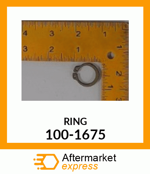 Spare part 100-1675 + RING