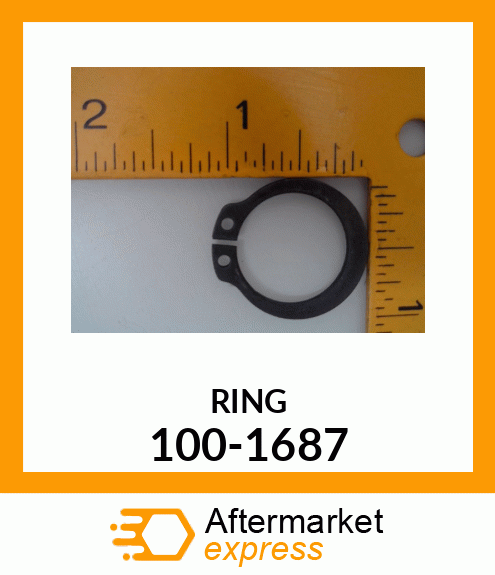 Spare part 100-1687 + RING