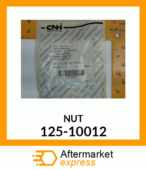 NUT 125-10012