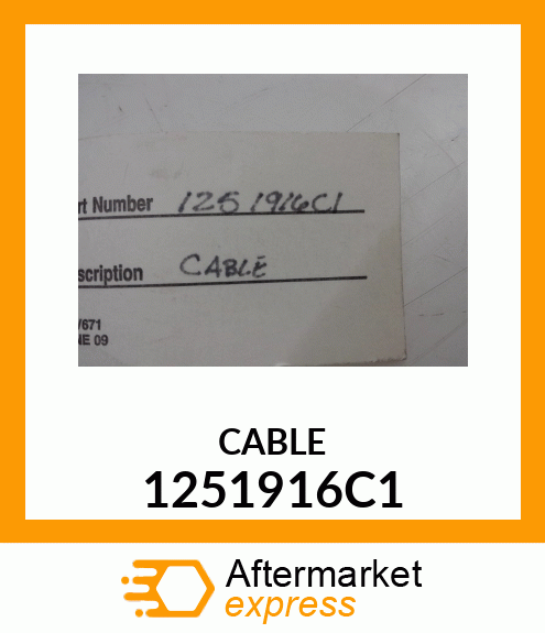 CABLE 1251916C1