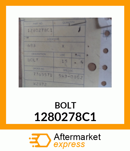 BOLT 1280278C1