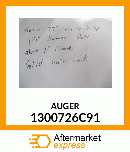 AUGER 1300726C91