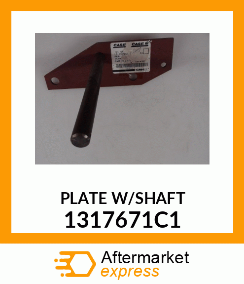 PLATEW/SHAFT 1317671C1