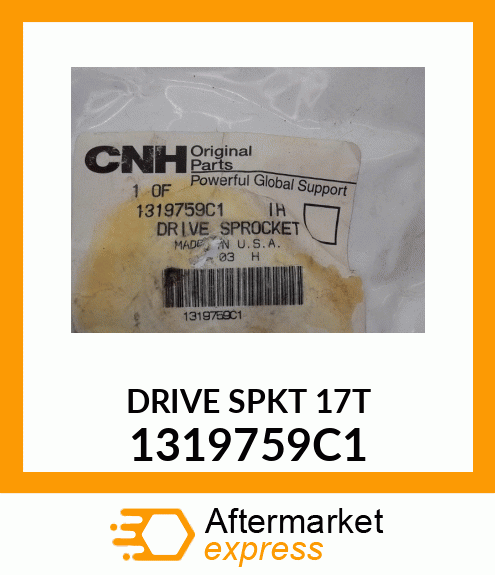 DRIVE SPKT 17T 1319759C1