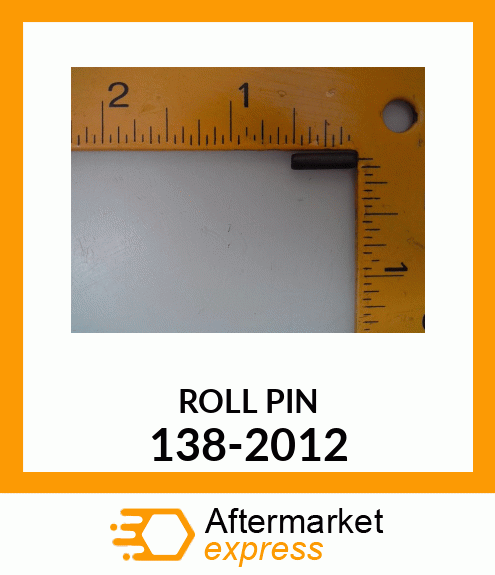 ROLLPIN 138-2012