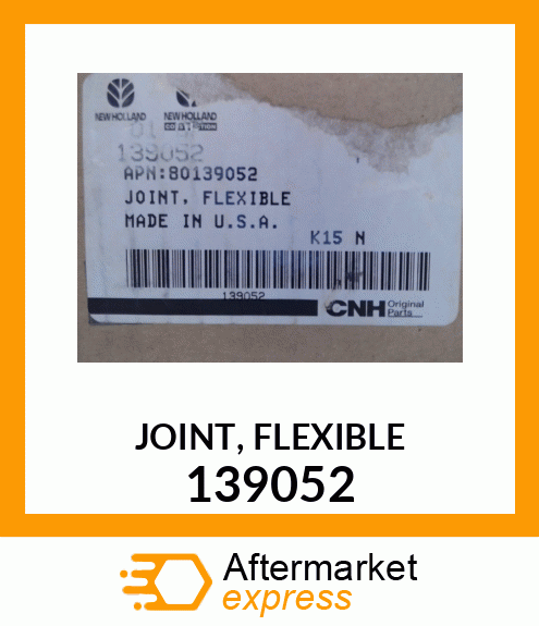 JOINT, FLEXIBLE 139052