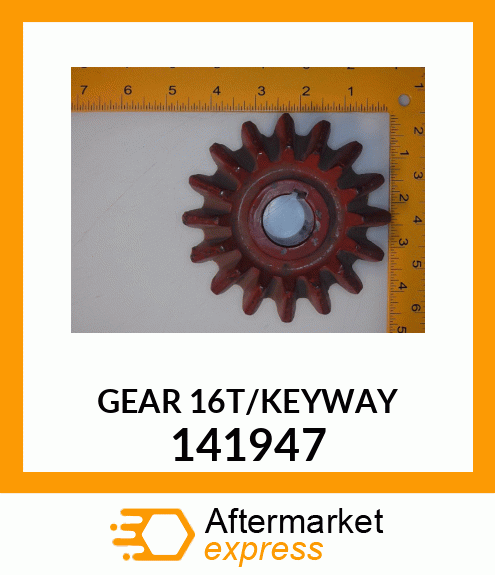 GEAR_16T/KEYWAY 141947