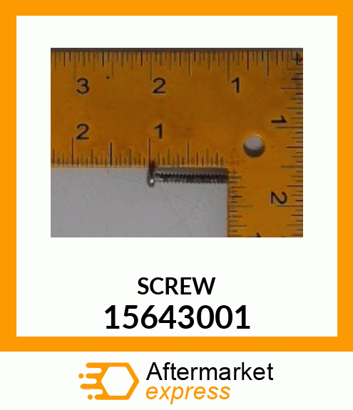 SCREW 15643001