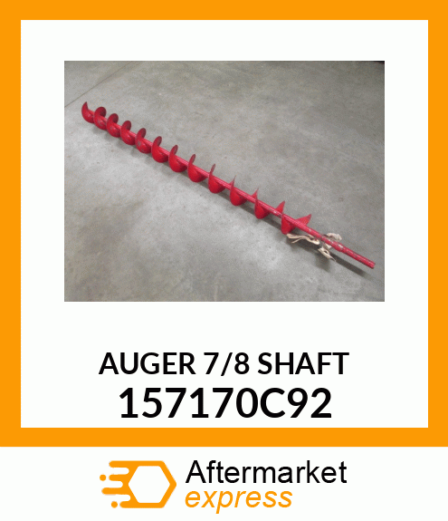 AUGER7/8SHAFT 157170C92