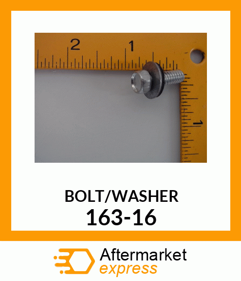 BOLT/WASHER 163-16