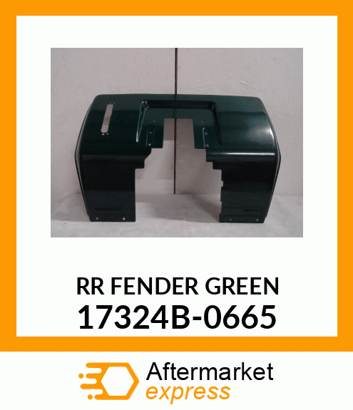 RR FENDER GREEN 17324B-0665