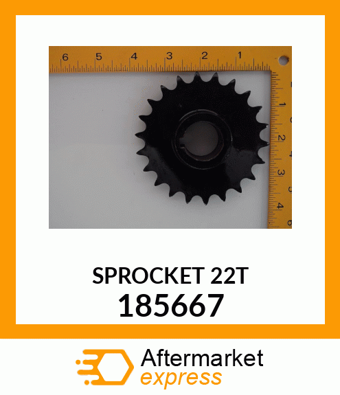 SPROCKET 22T 185667