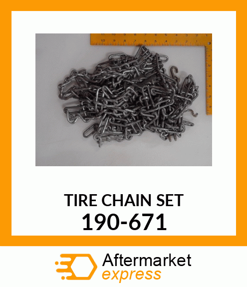 TIRE CHAIN SET 190-671